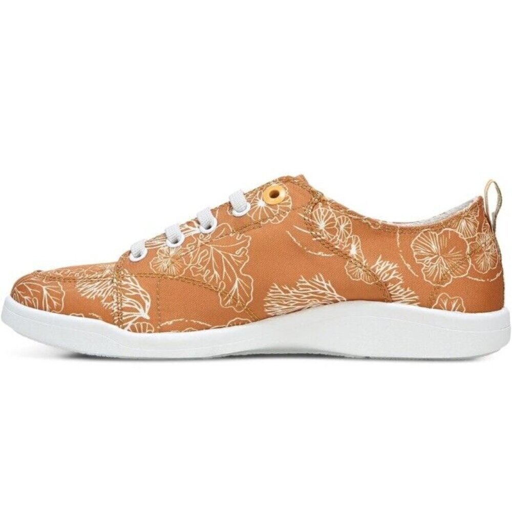 Vionic Beach Pismo‎ Sneaker Womens 7 Wide Starfish Coral Print Supportive - Picture 4 of 8